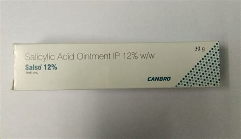 Salicylic Acid Ointment 12 Non Prescription Treatment Skin Rs 70