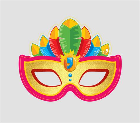 4 Modelos De Máscaras Para O Seu Carnaval Printi Blog