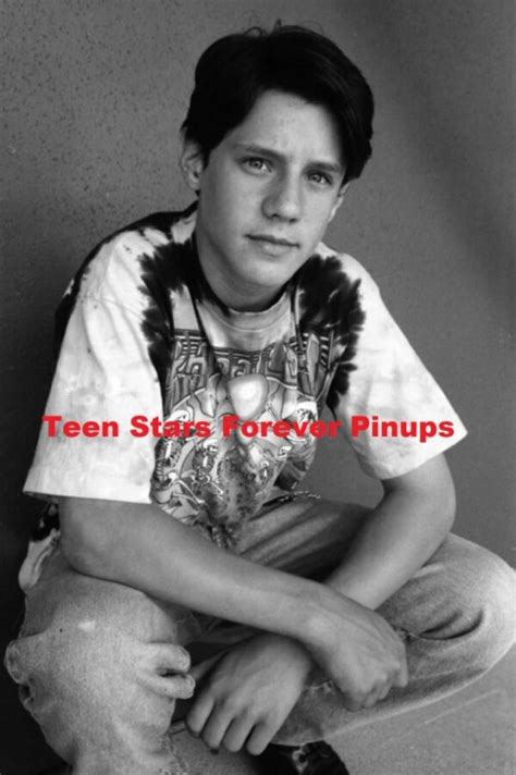 Omri Katz Matinee Cast Photo Vintage Squatting 90s Teen Idol Teen