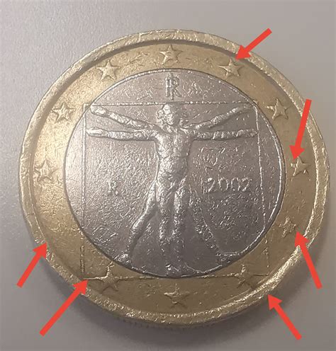 1 Euro Coin Italy 2002 Unique Mint Error Schatzwert