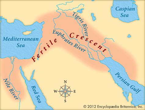 Map Of Mesopotamia Fertile Crescent Fertile Crescent