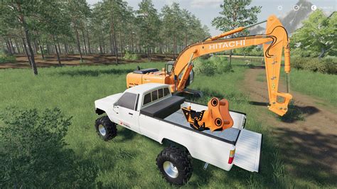 Ripper R115 For Hitachi Excavator V10 Fs19 Farming Simulator 19 Mod