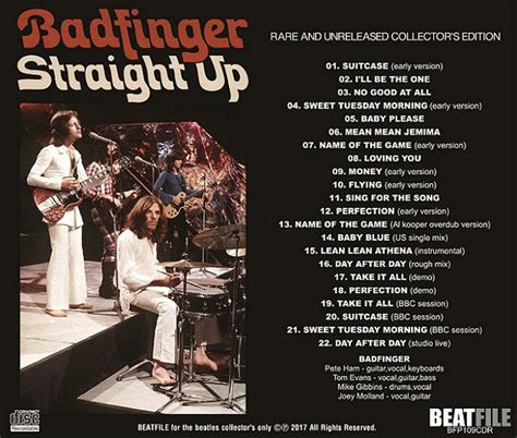 Bootleg Badfinger Straight Up Rare And Unreleased Collectors Edition Badfinger Covers