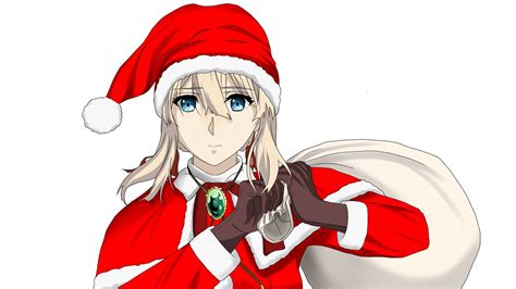 Violet Evergarden Delivering As Santa Drawn By Yuuri Rvioletevergarden