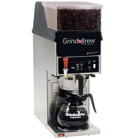 A cleaner machine makes for better tasting coffee. Grindmaster GNB11H 5.5 lb. Single Hopper 64 oz. Decanter ...