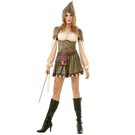 Boo Inc Lady Robin Hood Women S Halloween Costume Sexy Classic Fairy Tale Dress Up