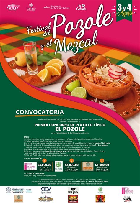 Realizarán Festival del Pozole y el Mezcal en Calvillo Pueblo Mágico el