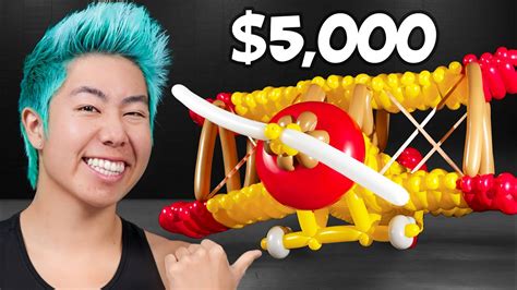 Best Balloon Sculpture Wins 5000 Challenge Youtube