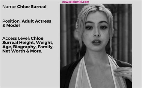 Chloe Surreal Onlyfans Height Net Worth Affairs And More
