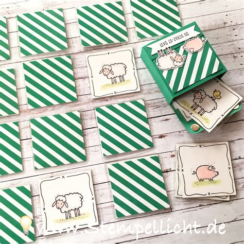 Memory - Spiel für Kinder ganz einfach selbst gemacht mit Stampin´Up