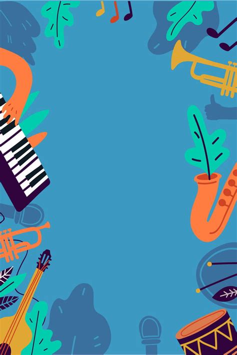 Where can i download music for background music? Flat Vector Music Background, Music, Notes, Poster ...