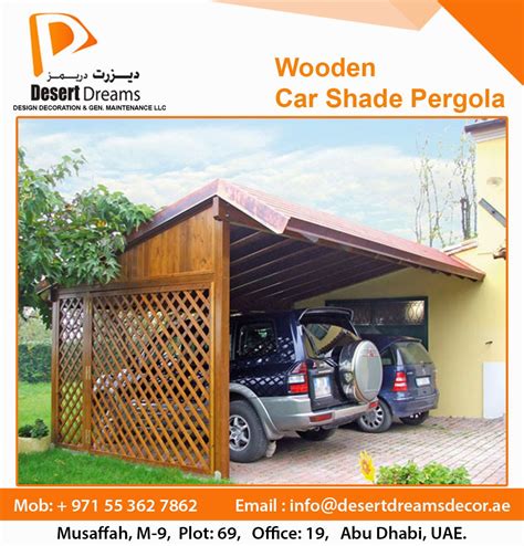 Car Parking Wooden Pergola Manufacturer In Uae