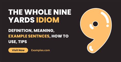 The Whole Nine Yards Idiom 19 Examples How To Use Pdf Tips