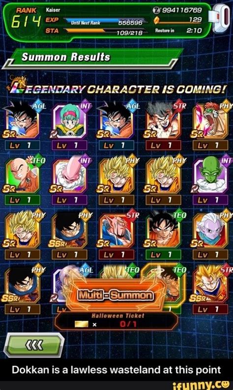 Hail muffins fighting saiga in a dragon ball wasteland like with goku and vegeta? Dokkan is a lawless Wªsteland at this point - Dokkan is a ...