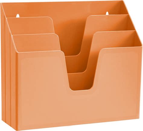 Acrimet Horizontal Triple File Folder Holder Organizer