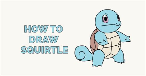 How To Draw Squirtle Pokémon Really Easy Drawing Tutorial