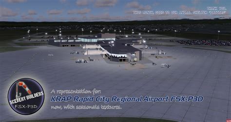 Fsx P3d Msfs Scenerybuilders Krap Rapid City Regional Airport Fsx P3d