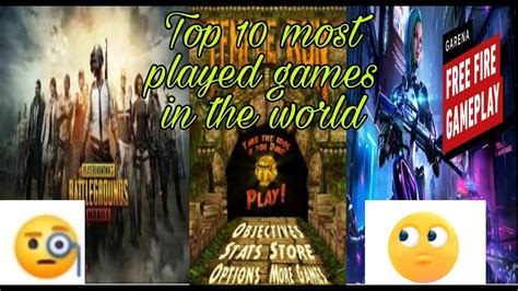 Top 10 Most Played Games In The World Youtube