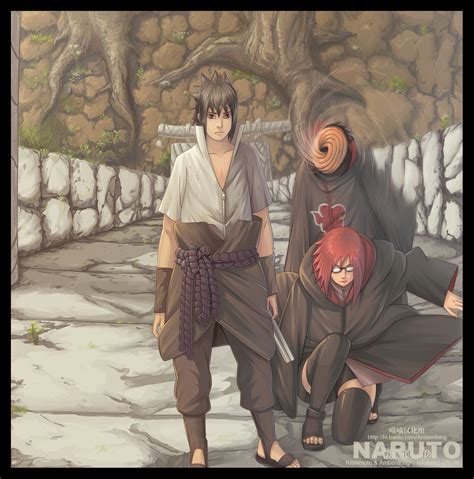 Naruto Fan Art Sasuke And Tobi