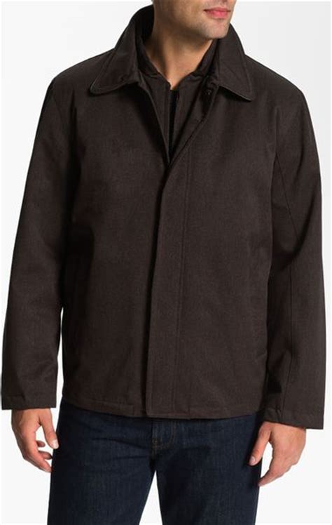 Men leather jacket, men biker leather jacket, black mens jacket. Rainforest Bomber Jacket with Removable Down Liner in ...