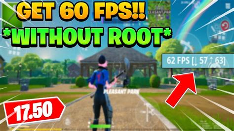 How To Get 60fps In Fortnite Android Season 7 Without Root Youtube