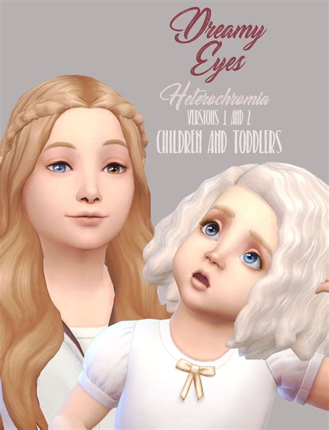 Heterochromia Dreamy V1 And 2 Children And Toddlersjust A Quick Little
