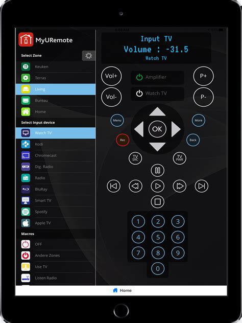Universal Remote App For Ipad And Iphone Myuremote Universal