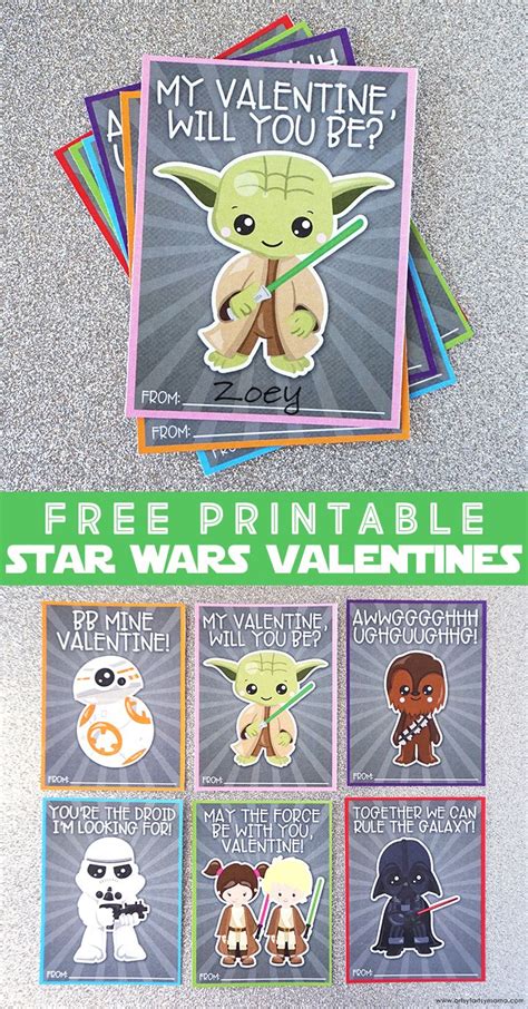 Free Printable Star Wars Valentines Star Wars Valentines Star Wars