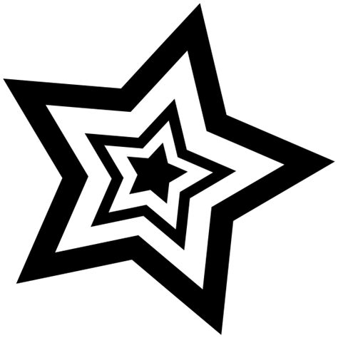 Star Inside Stars Sticker
