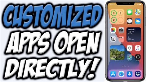How To Make Custom Apps Open Directly Iphone 📲 No Shortcuts Popup