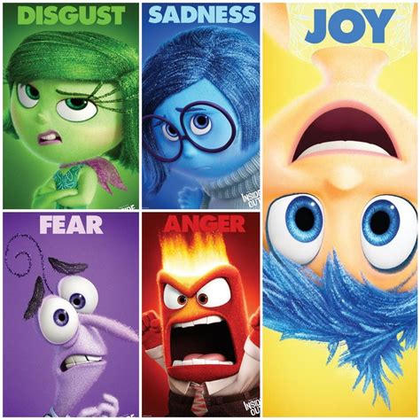 Disney Pixars Inside Out Inside Out Emotions Inside Out Emotions