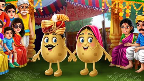 आल क शद Potato Wedding Story Hindi Moral Stories Chidiya