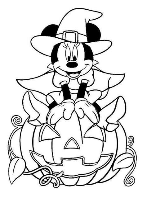 Free printable coloring pages halloween coloring pages. Free Printable Disney Halloween Coloring Pages - Coloring Home