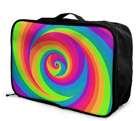 Portable Luggage Duffel Bag Colorful Tie Dye Travel Bags Carry On In