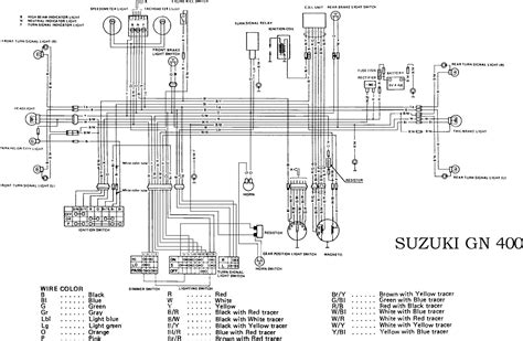 Suzuki Gsx R600 Srad Motorcycle 1998 Complete Electrical Wiring Diagram All About Wiring Diagrams
