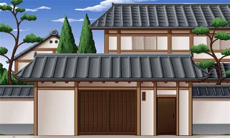 Anime Landscape Old Cg Japanese House Anime Background