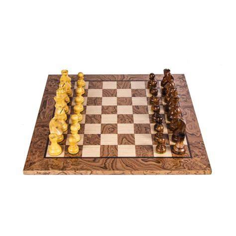 Brimtoy Wooden Chess Board 40 X 40cm Modern Board And Traditional Games