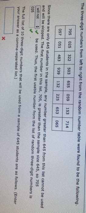 Three Digit Random Number Table Elcho Table