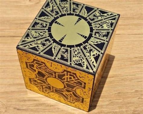 Hellraiser lament configuration puzzle cube. Hellraiser Puzzle Box Prop Replica 1:1 Gold in 2020 ...