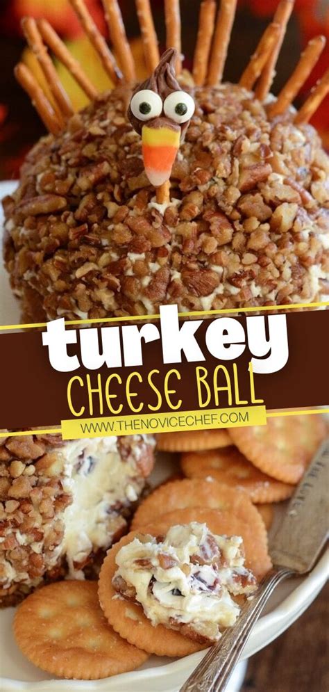 Festive Turkey Cheese Ball Recipe
