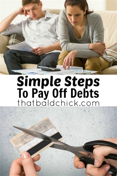 Simple Steps To Pay Off Debt — That Bald Chick®