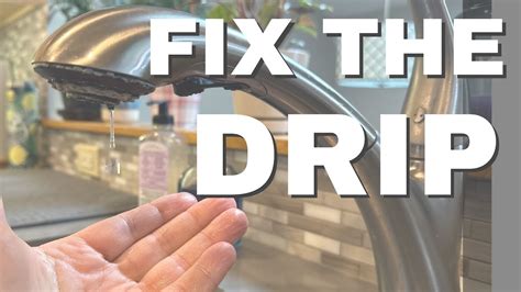 How To Fix A Dripping Kitchen Faucet In Minutes YouTube