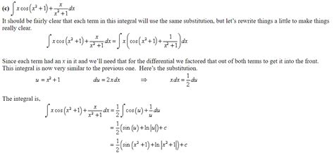 You can also calculate vertical integration and horizontal integration within the area of curves with our online integral calculator with limits. calculus - U-substitution step to solve Integral ...