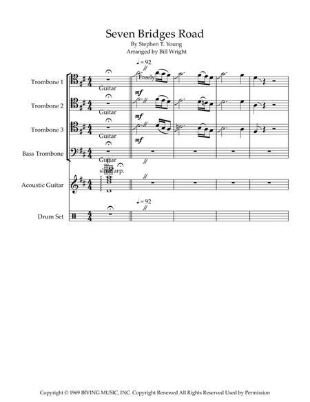 Seven Bridges Road By Stephen T Young Digital Sheet Music For Score