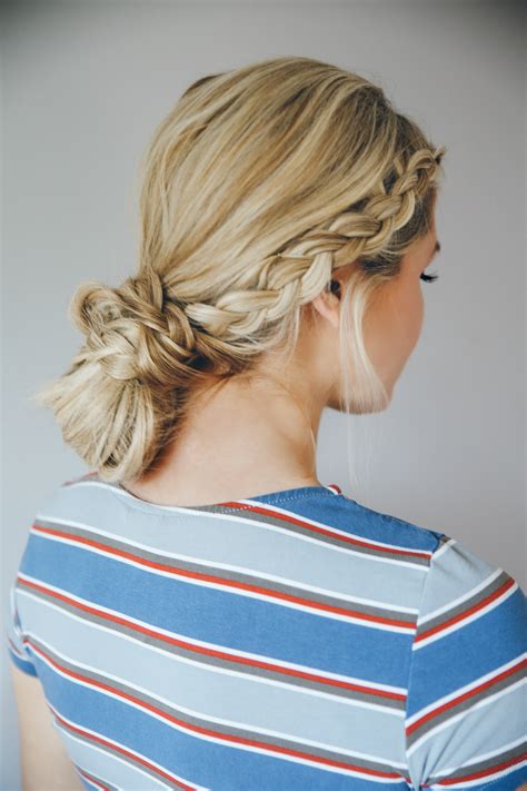 In 2019 braid hairstyle has always been a symbol of beauty. Double Dutch Braid Bun How To - Barefoot Blonde by Amber ...