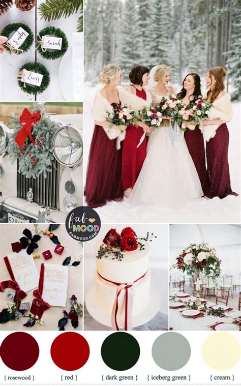 Winter Wedding Color 2019 Palettes Shades Of Winter Season