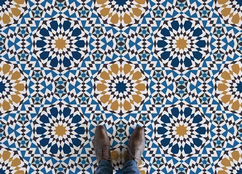 Moroccan Pattern Luxury Vinyl Tile Flooring Floor Patterns