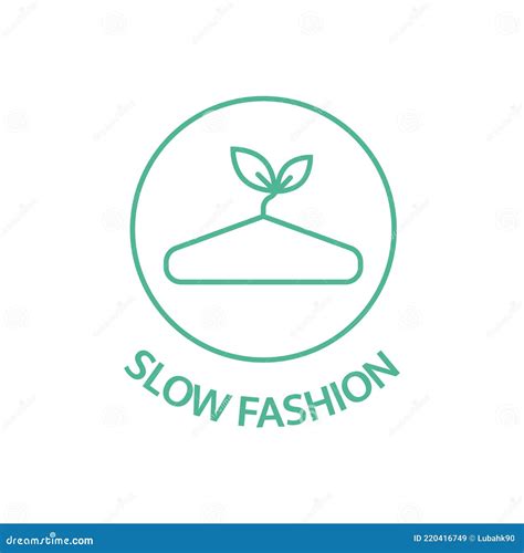 Sustainable Clothes Line Icon Set Slow Fashion Badge Organic Cotton Natural Dyes Label Eco