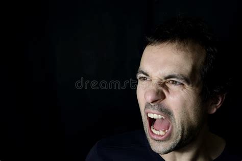 Angry Man Screaming Stock Image Image Of Expression 14322645