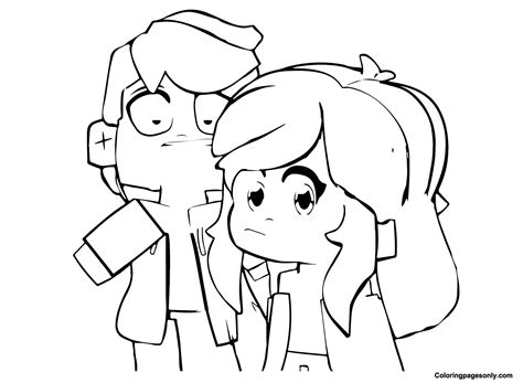 Aphmau And Aaron Coloring Pages Free Printable Coloring Pages